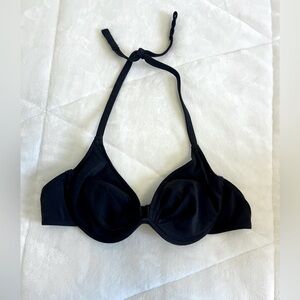 Sunset separates black bikini top